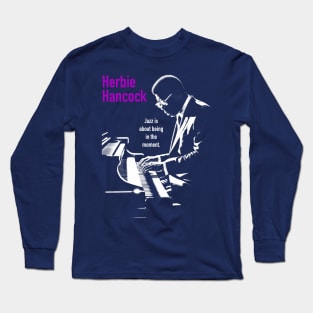 Herbie Hancock Silhouette Long Sleeve T-Shirt